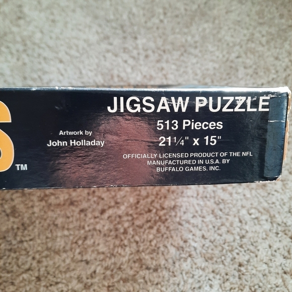 Vintage 1994 Pittsburgh Steelers NFL John Holladay 513 piece jigsaw puzzle - Picture 7 of 14